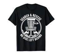 Disc Golf Search and Rescue No Disc Left Behind T-Shirt