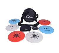 Disc Golf Set, Disc Golf Starter Set with Disc Golf Starter Bag,2 PCS Putter, 2 PCS Mid-Range, 2 PCS Driver, 1 Mini disc, 1 Towel