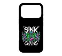 Disc Golf Sink Chains Radical Retro Basket Player Case for iPhone 17 Pro