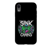 Disc Golf Sink Chains Radical Retro Basket Player Case for iPhone XR