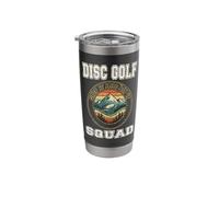 Disc Golf Squad Grip It and Rip Funny Retro Vintage Player Stainless Steel Insulated Tumbler