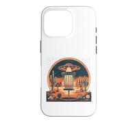 Disc Golf Starter UFO Basket Retro Vintage Disc Golf Case for iPhone 16 Pro