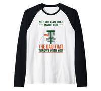 Disc Golf Stepdad Not The Dad that Made You Funny Tee Raglan Baseball Tee