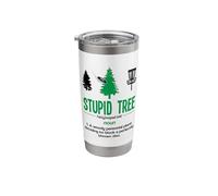 Disc Golf Stupid Tree Noun Dictionary Gift Midrange Driver Stainless Steel Insulated Tumbler