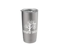 Disc Golf Stupid Tree Noun Dictionary Gifts Midrange Driver Stainless Steel Insulated Tumbler
