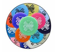 Disc Golf UK Launch Discs Code X - Disc Golf Midrange Disc - Mixed Colours & Weights Picked At Random - Omega Plastic - Disc Golf - Disc Golf Disc