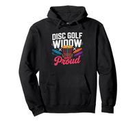 Disc Golf Widow Proud Female Identity Badge Woman Wife Pullover Hoodie