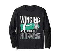 Disc Golf Winging It On the Fairway Long Sleeve T-Shirt