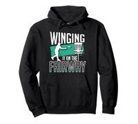 Disc Golf Winging It On the Fairway Pullover Hoodie