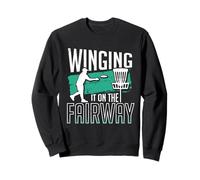Disc Golf Winging It On the Fairway Sweatshirt