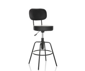 DISC HIGH - Bar stool Black