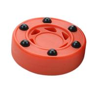 Disc Hockey Ball for Games - Heavy Duty Nylon PVC Street Pack Design for Long Lasting Smooth Rolling Sport Stick Handling Practice | Indoor Outdoor Training Equipment Parking Tennis Court Base