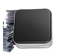 Disc Holder - 6.10 X 6.10 X 1.97in, Disc Storage Case,Multi-Layer ĎiscStorage | 40 Capacity Portable Small Car Supplies for Game Movie Video Recreational Vehicle Home Music Album