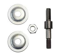 Disc Holder with Inner Diameter 10mm Kit Spanner Kit Power Tools Hole Drill Angle Grinder 87mm Long Mandrel Adapter Disc Holder Binder