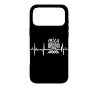 Disc Jockey Heart Line Music Lover Cardiogram Case for iPhone 17 Pro Max