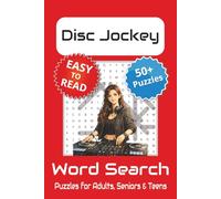 Disc Jockey Word Search Puzzle Book: Disc Jockey Themed Word Searches with Easy to Read Print | 6x9 inches, 110 pages | 50+ Puzzles