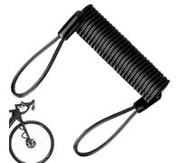 Disc Lock Cable - Universal Security Spring Safety Cable for Motorcycle, Bike, Scooter, Brake Disc | Anti-Theft Reminder Cables Compatible with All Types of Locks for Outdoor Riders