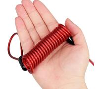 Disc Lock Cable - Universal Security Spring Safety Cable for Motorcycle, Bike, Scooter, Brake Disc | Anti-Theft Reminder Cables Compatible with All Types of Locks for Outdoor Riders