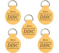 Disc Plate Hangar for Walls - Invisible Self Adhesive Plate Holder 5 Pack (1¼"/30mm)
