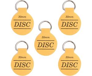 Disc Plate Hangar for Walls - Invisible Self Adhesive Plate Holder 5 Pack (1¼"/30mm)