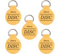 Disc Plate Hanger Company Disc Plate Hanger For Walls - Invisible Self-Adhesive Plate Holders, 5 Pack (1"/30mm)