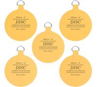Disc Plate Hanger for Walls - Invisible Self Adhesive Plate Holder 5 Pack (4"/100mm)