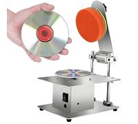 Disc Polisher, Semi-Automatic, 7-Speed Adjustment, 6000 RPM, CD/DVD Repair Cleaning Machine for Scratches and Oxidation