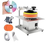 Disc Polishing Machine, 200W Disc Cleaning Equipment, 7-Speed Adjustment, for Disc Repair & Data Recovery, CD Rental Store Use