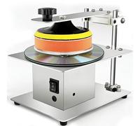Disc Polishing Machine, 200W Electric CD DVD Scratch Repair Device, Adjustable Speed, Stainless Steel Body for Grinding and Data Recovery, 2 Polishing Cotton
