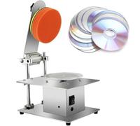 Disc Polishing Machine 200W for CD DVD Scratch Repair, 7-Speed Adjustment 1000-6000RPM, Stainless Steel Chassis with Forward & Reverse for Data Recovery