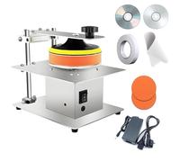 Disc Polishing Machine, 200W Repair Cleaning Machine, 7-Speed Adjustment, 6000r/min, for Scratch Repair & Data Recovery