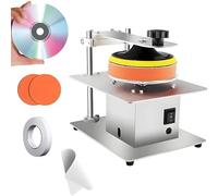 Disc Polishing Machine, 200W Semi-Automatic Scratch Repair, 6000r/min for CD/DVD Cleaning & Polishing