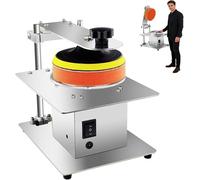 Disc Polishing Machine, Semi-Automatic CD DVD Repair Cleaner, 0-6000RPM Adjustable Speed, Forward/Reverse, for Scratch Removal and Data Recovery