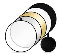 Disc Reflector 5-in-1 Reflector, 60 cm Light Reflector, Portable Folding Reflector, Round Diffuser, Photography with Carry Bag for Portrait, Photo, Wedding Photography