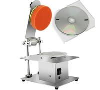 Disc Repair Cleaning Machine, 200W Semi-Automatic Polisher, 7-Speed Adjustable 1000-6000RPM, Stainless Steel, 99% High Repair Rate for CD DVD Scratch Removal