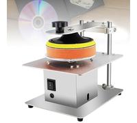 Disc Repair Machine, Electric Polisher, Speed Control for Restoring CD DVD VCD Discs, Fixing Damages, Data Recovery, Stainless Steel Construction