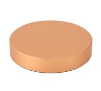 Disc Stabilizer Record Weight Clamp, Turntable Disc Stabilizer, Aluminum Alloy HiFi Vibration Dampener with Silicone Pad, Universal Fit for Belt and Direct Drive Turntables, Enhanc (Gold)