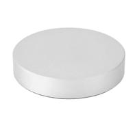 Disc Stabilizer Record Weight Clamp, Turntable Disc Stabilizer, Aluminum Alloy HiFi Vibration Dampener with Silicone Pad, Universal Fit for Belt and Direct Drive Turntables, Enhanc (Silver)