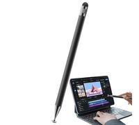 Disc Touch Screen Pen, Silicone Pens for Touch Screens, Head Silicone Screen Touch Pen, Integrated Rotating Design Touch Screen Pen for Study, Painting, Entertainment, Work