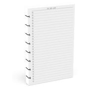 Discbound Half-Letter Size Extra Thick to-Do List, 120 Sheets (240 Pages), 5.5 in. x 8.5 in, 120 GSM, Junior Size