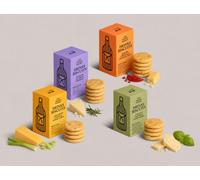 Discerning Drinkers Gift Set Eight Thirty Six Artisan Snack Hamper Savoury Bar Crackers Biscuits Cheese Cheddar Multipack Posh Gourmet Collection