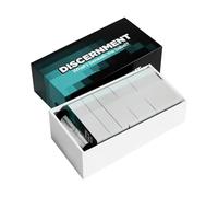 Discernment Card Game - Strategic Thinking Deck, Social Logic Challenge Cards | Mind-Bending Design, Interactive Group Theme, Brain Training Feature, Competitive Fun for Friends and Family Game Nights