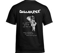 Discharge Fight British Punk Rock Hardcore T-Shirt Mens Unisex Black Tees XXL