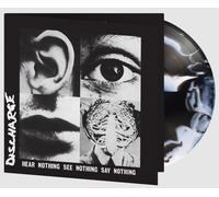 Discharge Hear Nothing See Nothing Say Nothing - 140 Gram White And Black Swirled Vinyl UK vinyl LP album record MOVLP4079C Music On Vinyl 2026