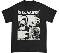 Discharge Mens Hear Nothing T-Shirt(X-Large)