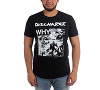 Discharge - Mens Why? T-Shirt, X-Large, Black