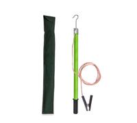 Discharge Stick,10kV Electric Discharge Stick - 3.3ft/4.9ft/6.6ft/9.8ft, High Voltage Safety Tool for Electricians, 35kV/110kV/220kV Direct Discharge Rod, Green Insulated Design