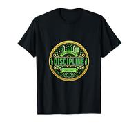 Discipline Builds Wealth Success Mindset Graphic T-Shirt