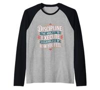 Discipline Do It Anyway |- Raglan Baseball Tee