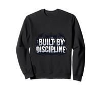 Discipline Driven Motivation Retro Mindset Design Sweatshirt